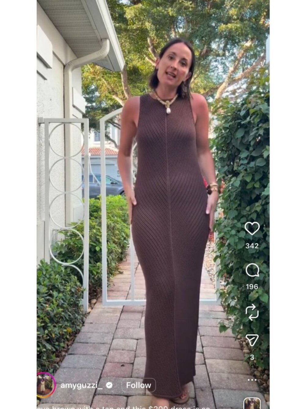 DISSH Bloom Chocolate Crochet Maxi Dress Knit Fitted Sleeveless Brown Large - Picture 10 of 14